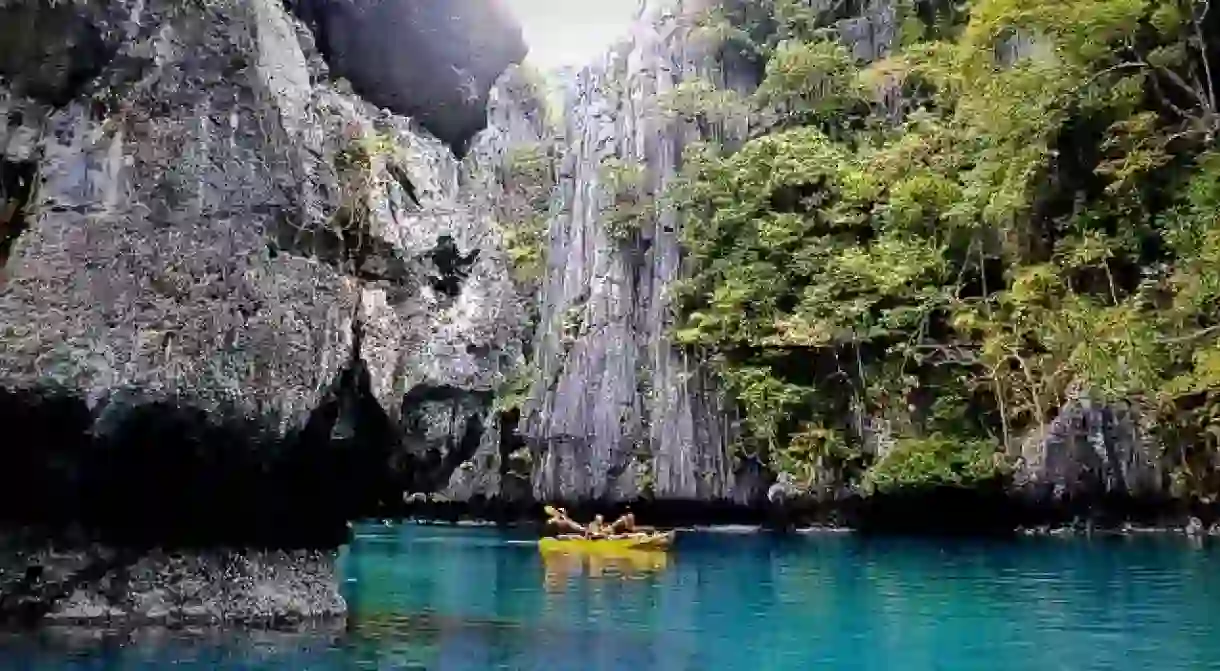 Kayaking in El Nido, Palawan