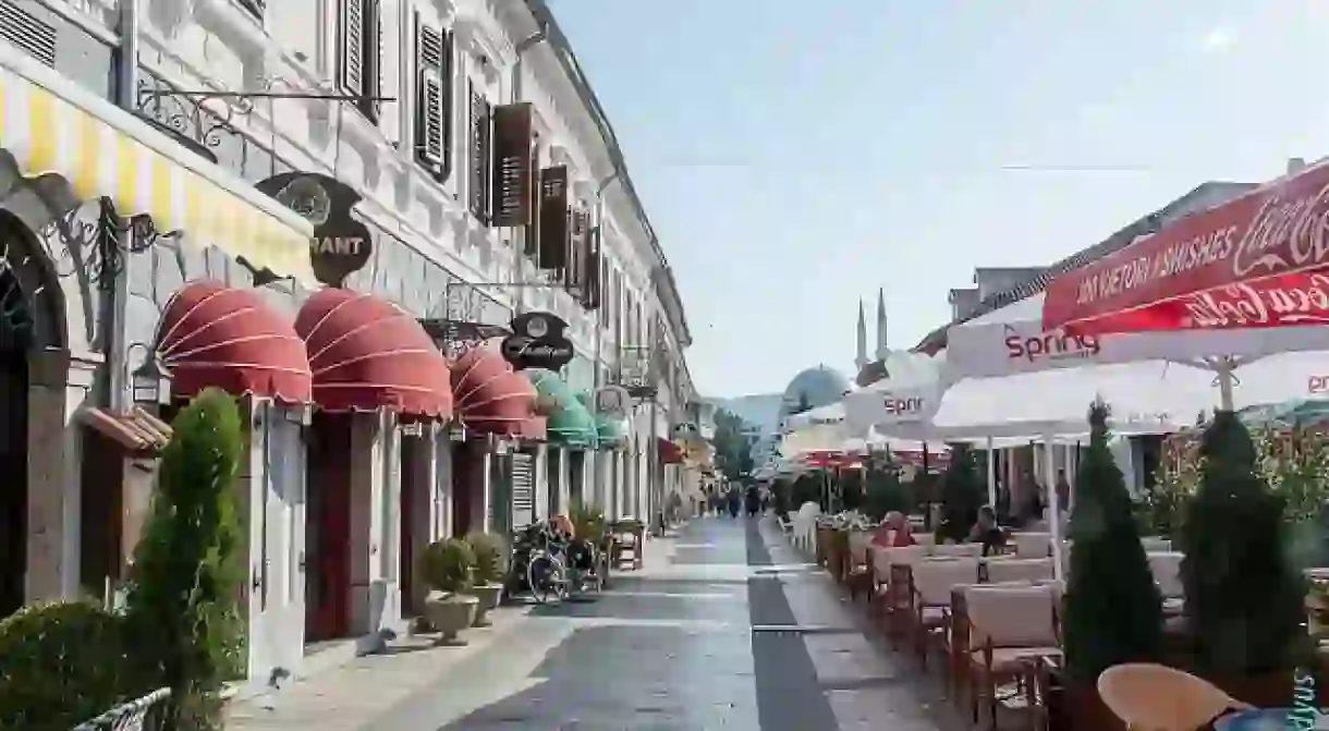 The Pedonalja in Shkodra