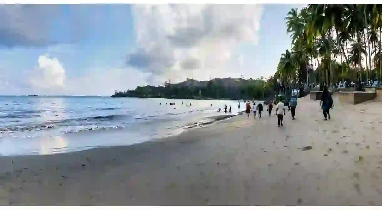 Corbyns Cove Beach is the only beach in Port Bair that has a number of commercial establishments