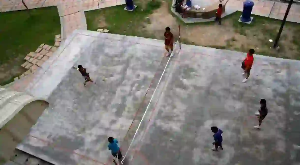 Kids playing in Malaysia