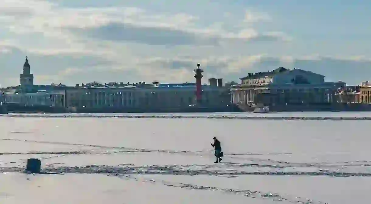 Vasilievsky Island from the Neva River