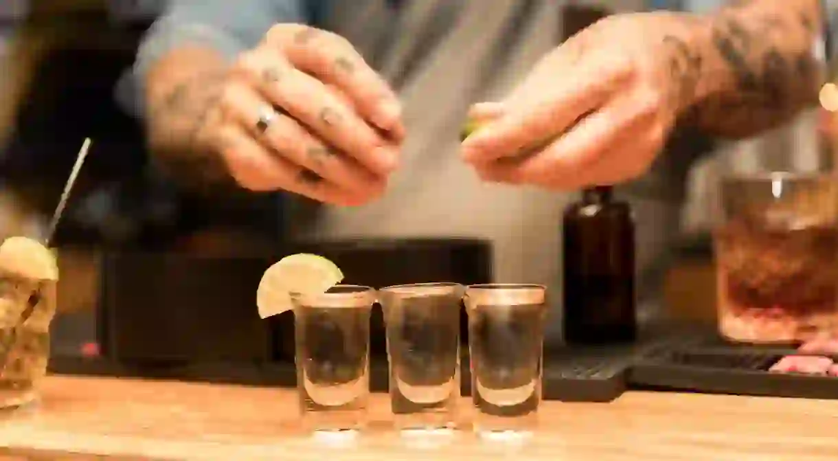 Tequila shots ( via https://quotecatalog.com/ )