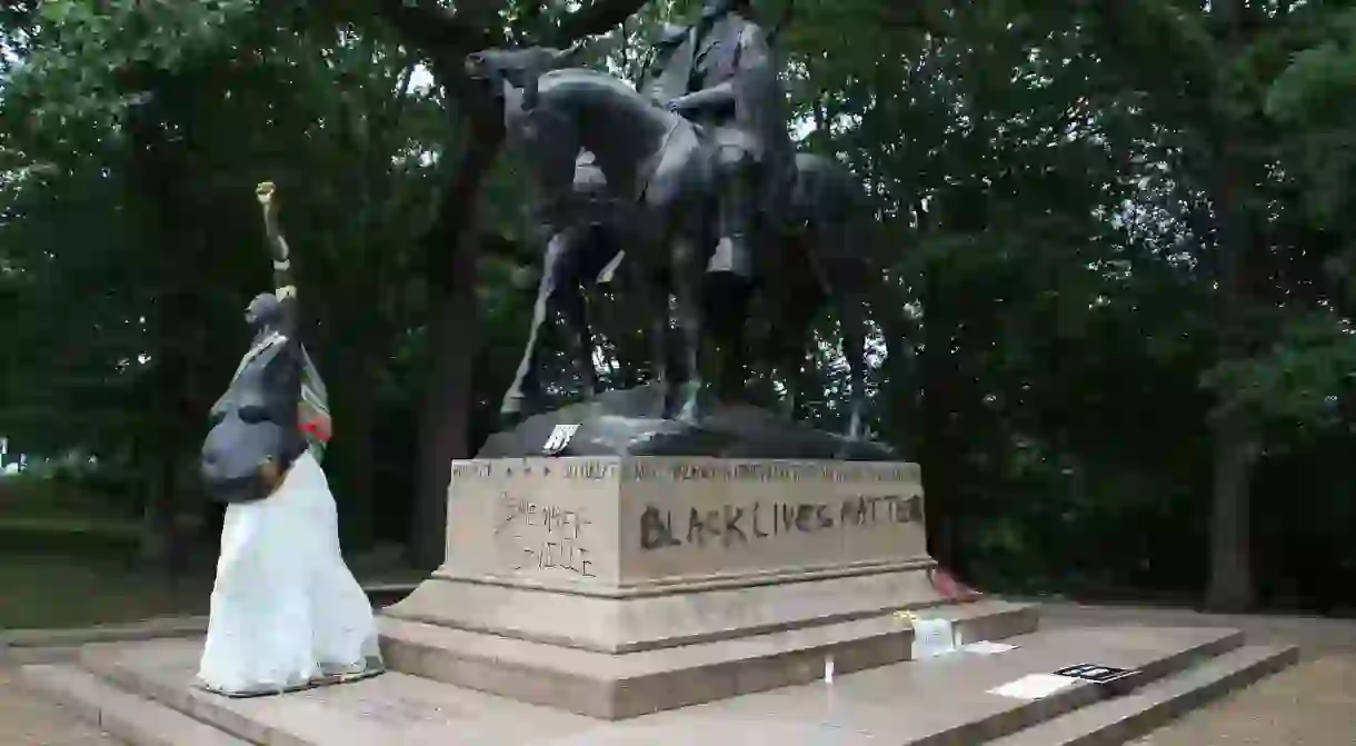 Protest & Interventions at Confederate Monuments