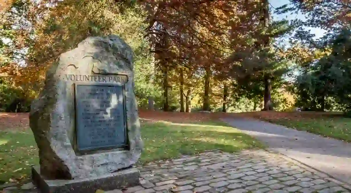 Seattle Volunteer Park Sign