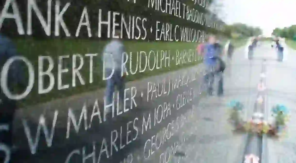 The Vietnam Veterans’ Memorial has over 58,000 names engraved