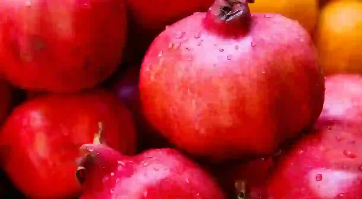 Pomegranates play a huge role in Iraqi cooking and food