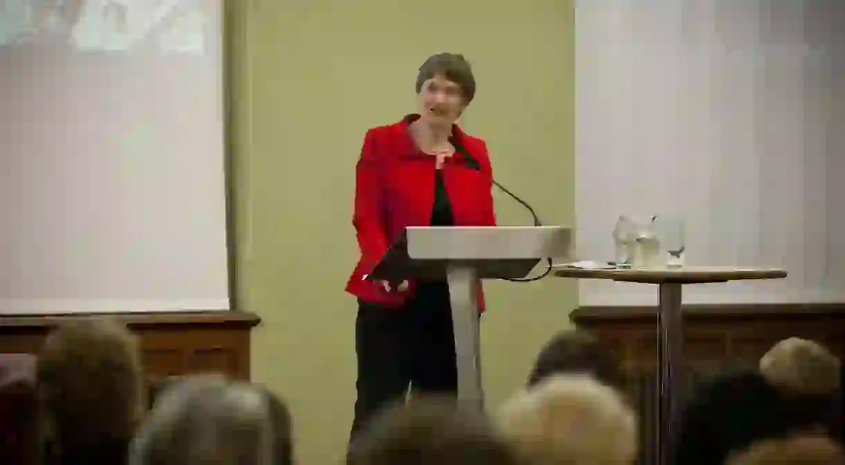 Helen Clark speaking at National Assembly for Wales, 11 April 2012