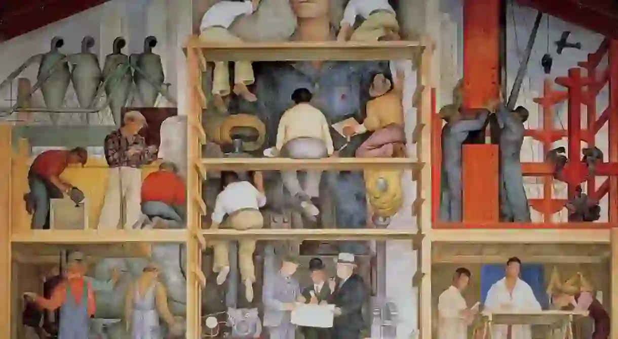 Diego Rivera, Making a Fresco, 1931