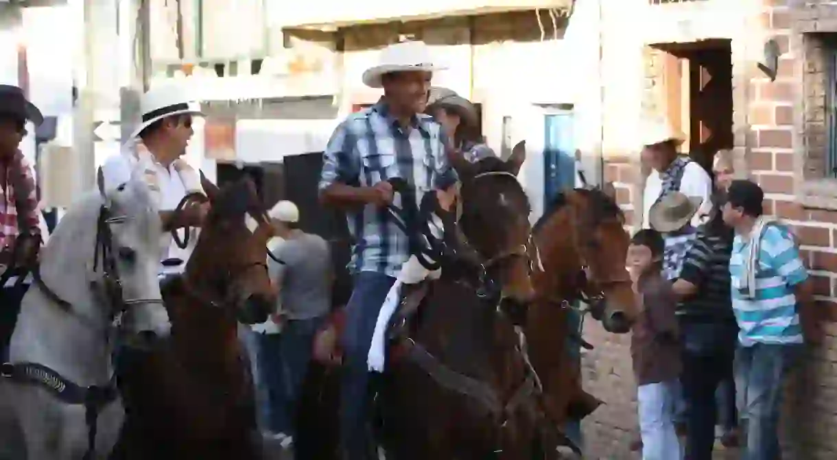 Horseriding in Colombia