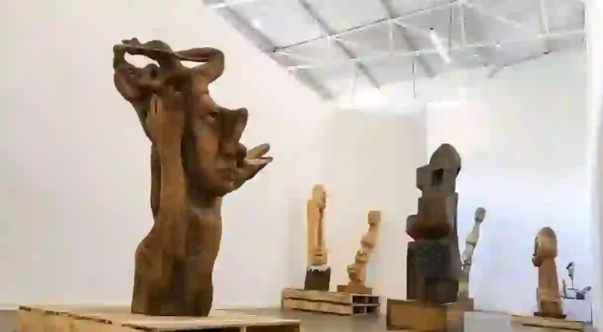 Sculptures on exhibition in Afriart Gallery