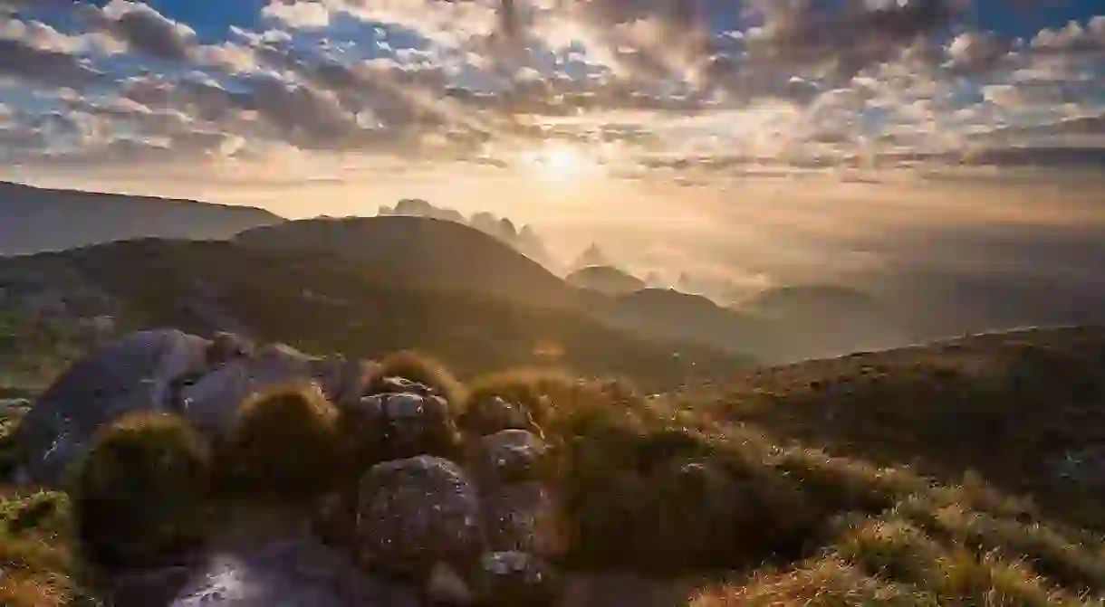 The views across the Serra dos Órgãos national park