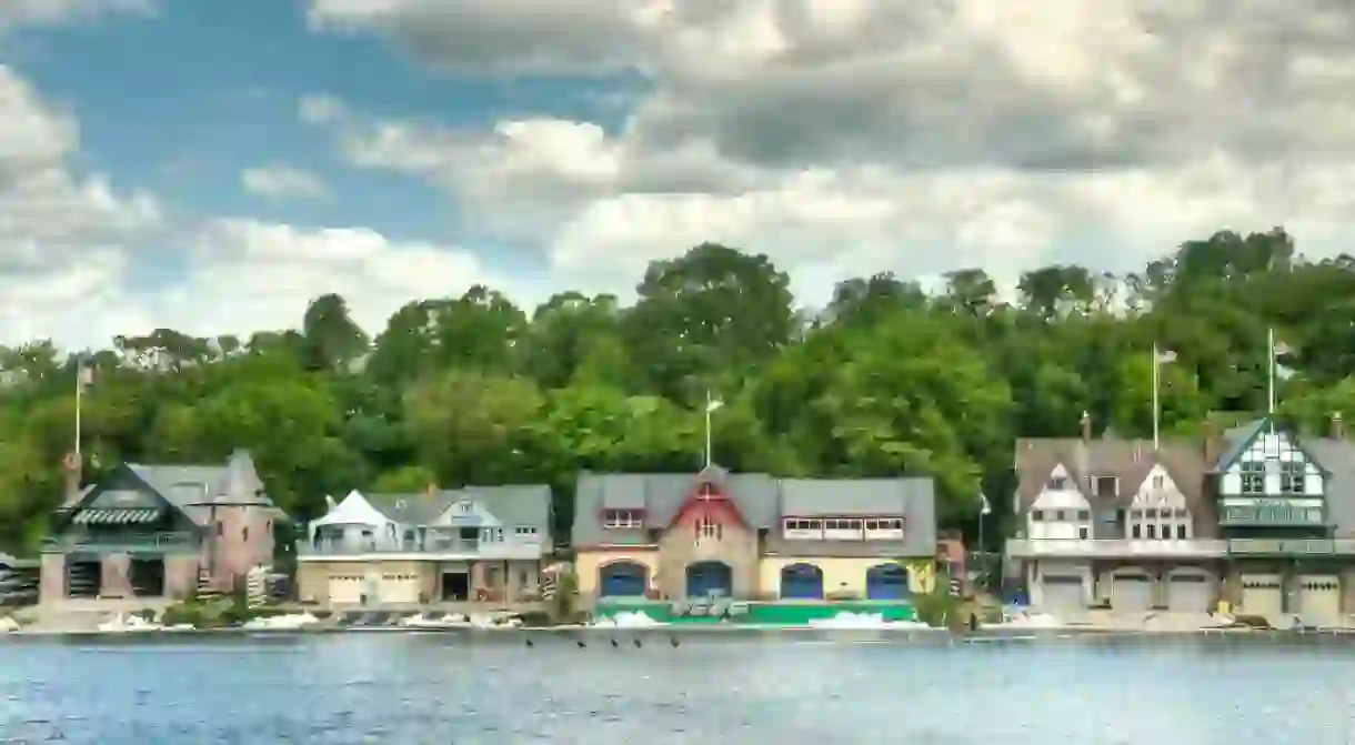 Boathouse Row by day