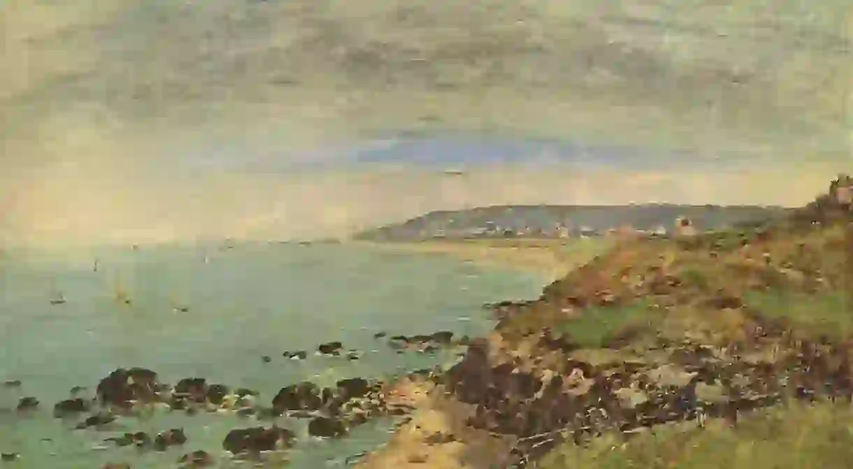 La côte atlantique au Benerville by Boudin