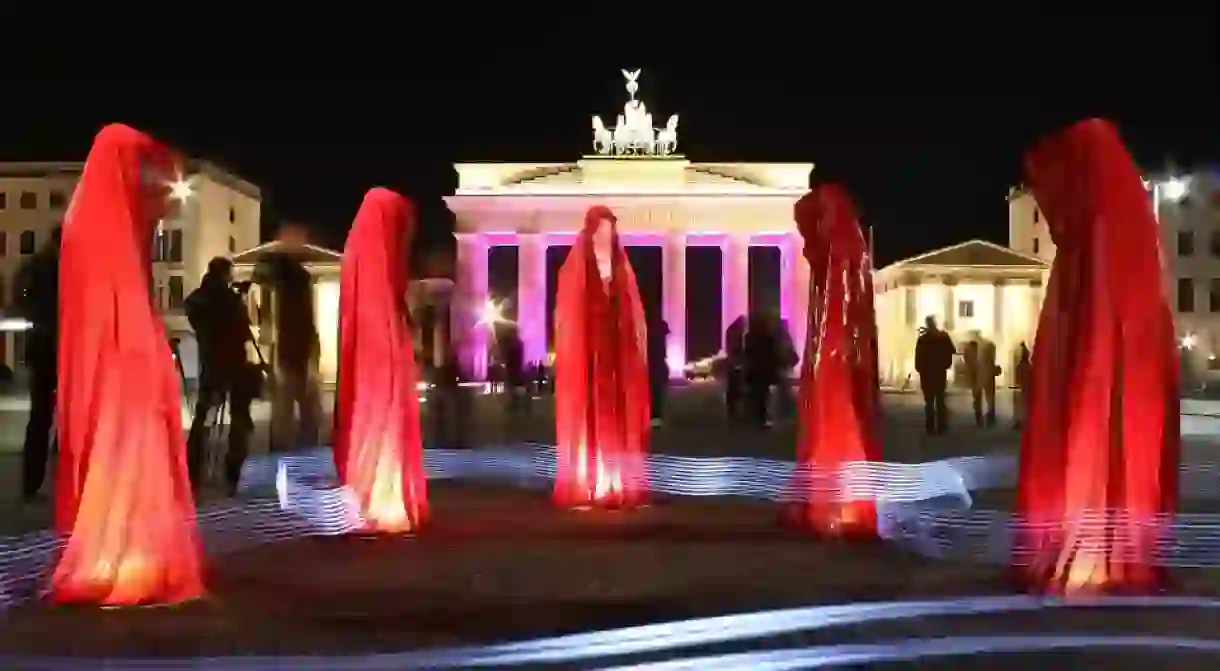 At Brandenburg Gate