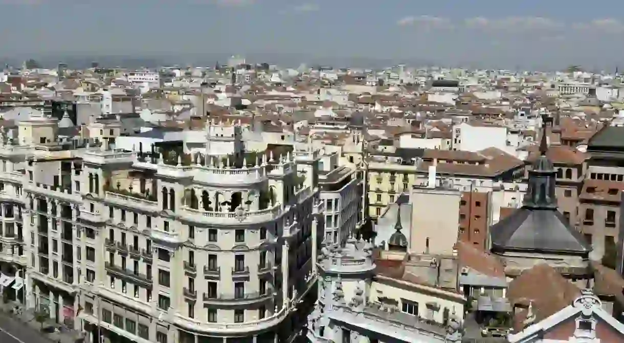 The view from the Azotea de Bellas Artes