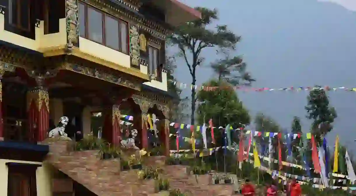 The bright colours of Pelling