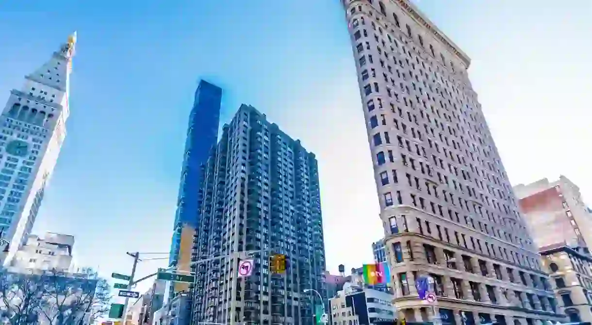 The Flatiron Building is at the heart of Silicon Alley