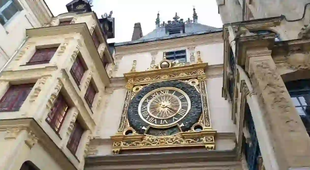 The famous Gros Horloge of Rouen