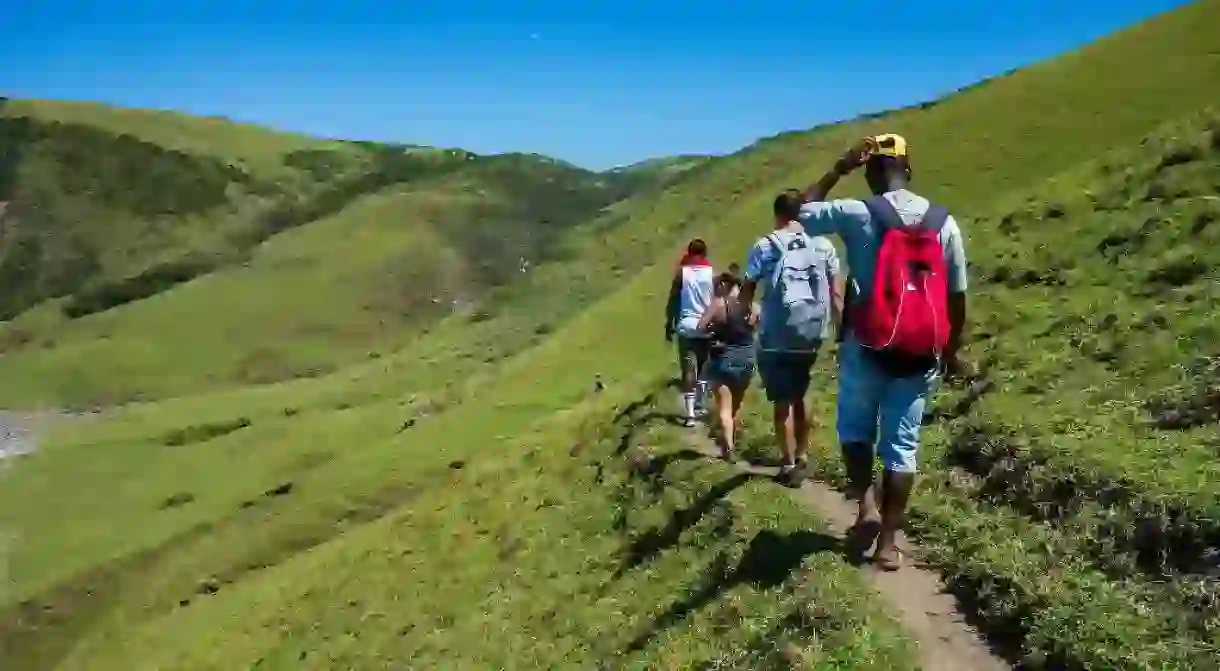 The hills of Coffee Bay