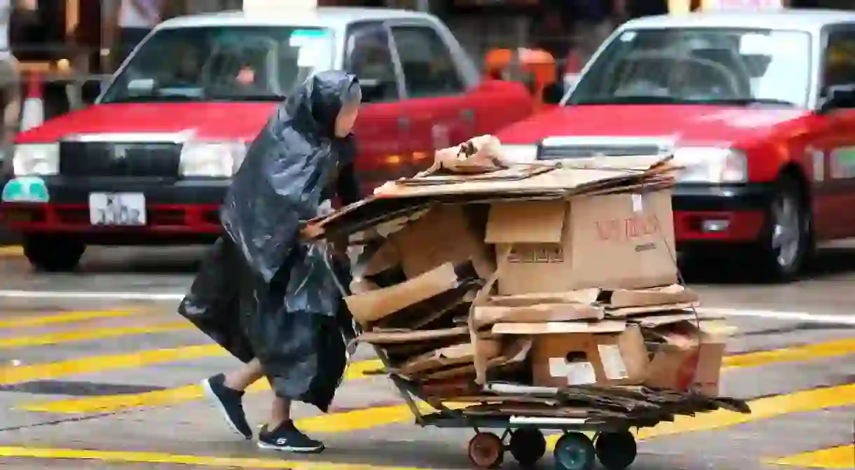 Hong Kong cardboard collectors