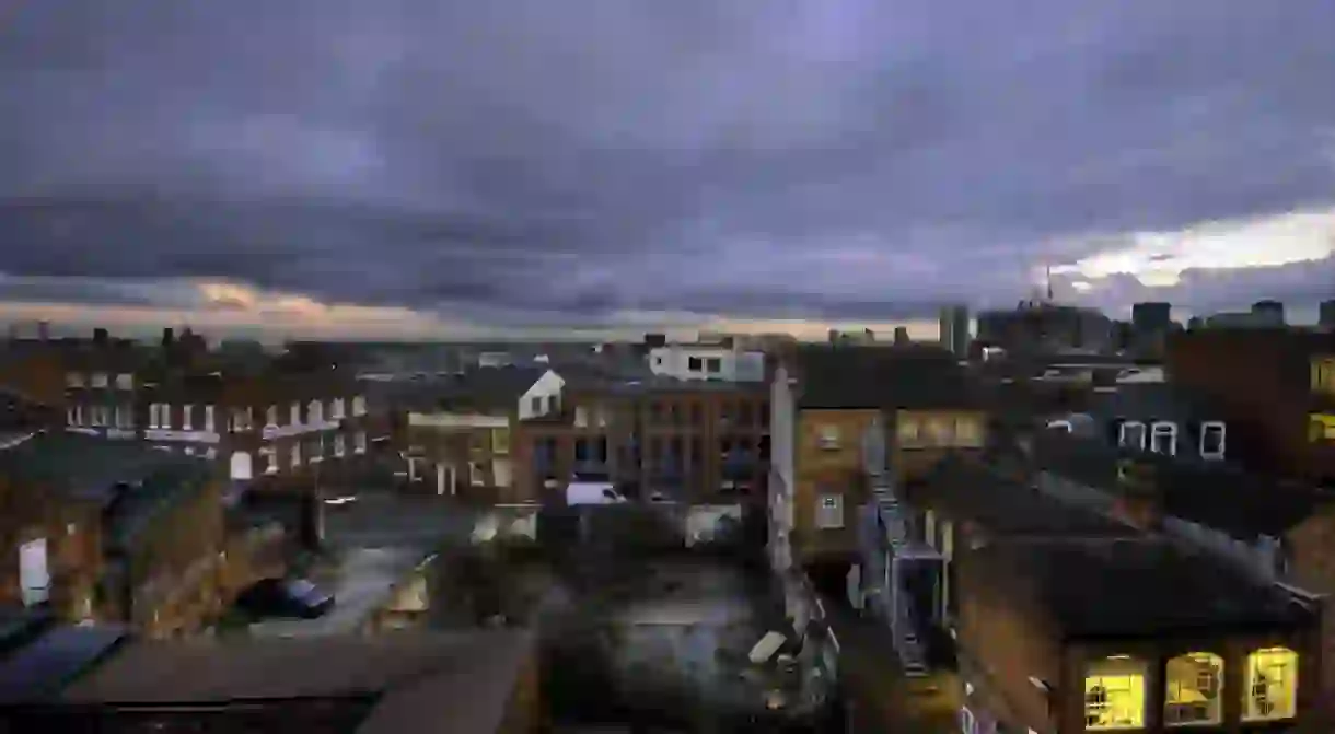 Stormy weather over the Jewellery Quarter