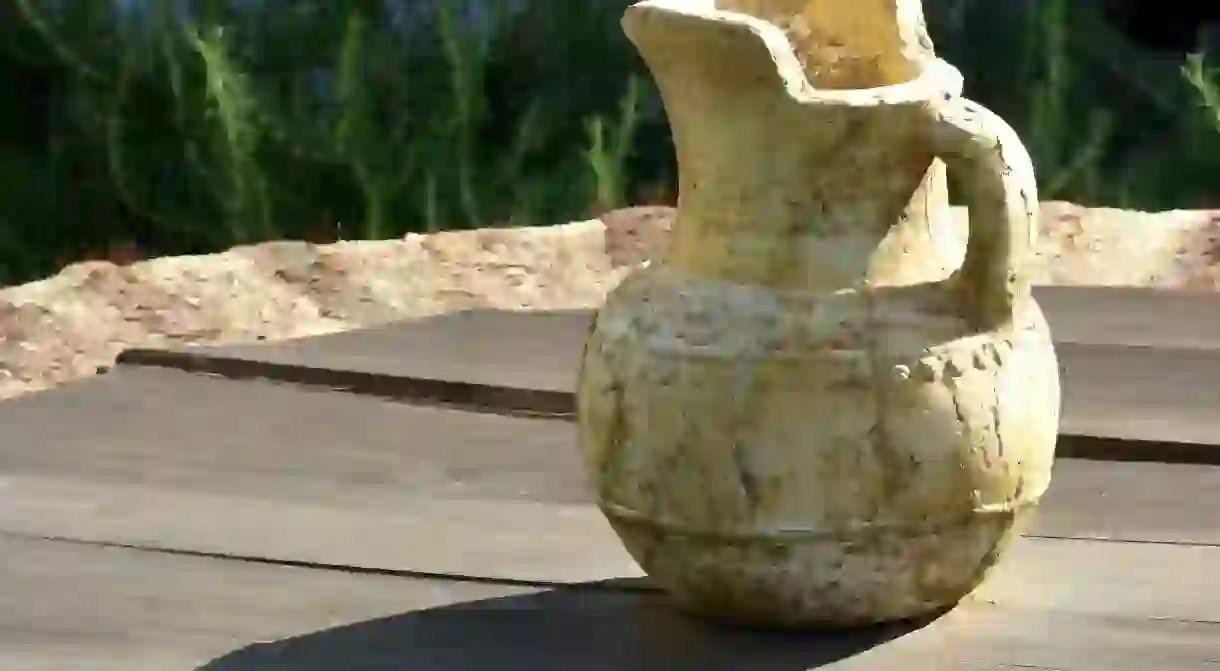 Traditional clay jug