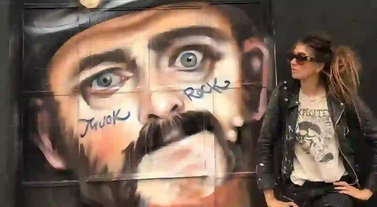 A mural of Lemmy