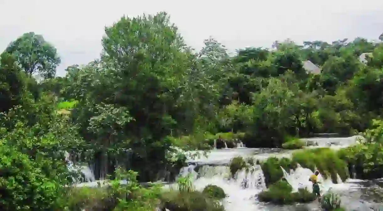 Mutanda Falls in North Western Province