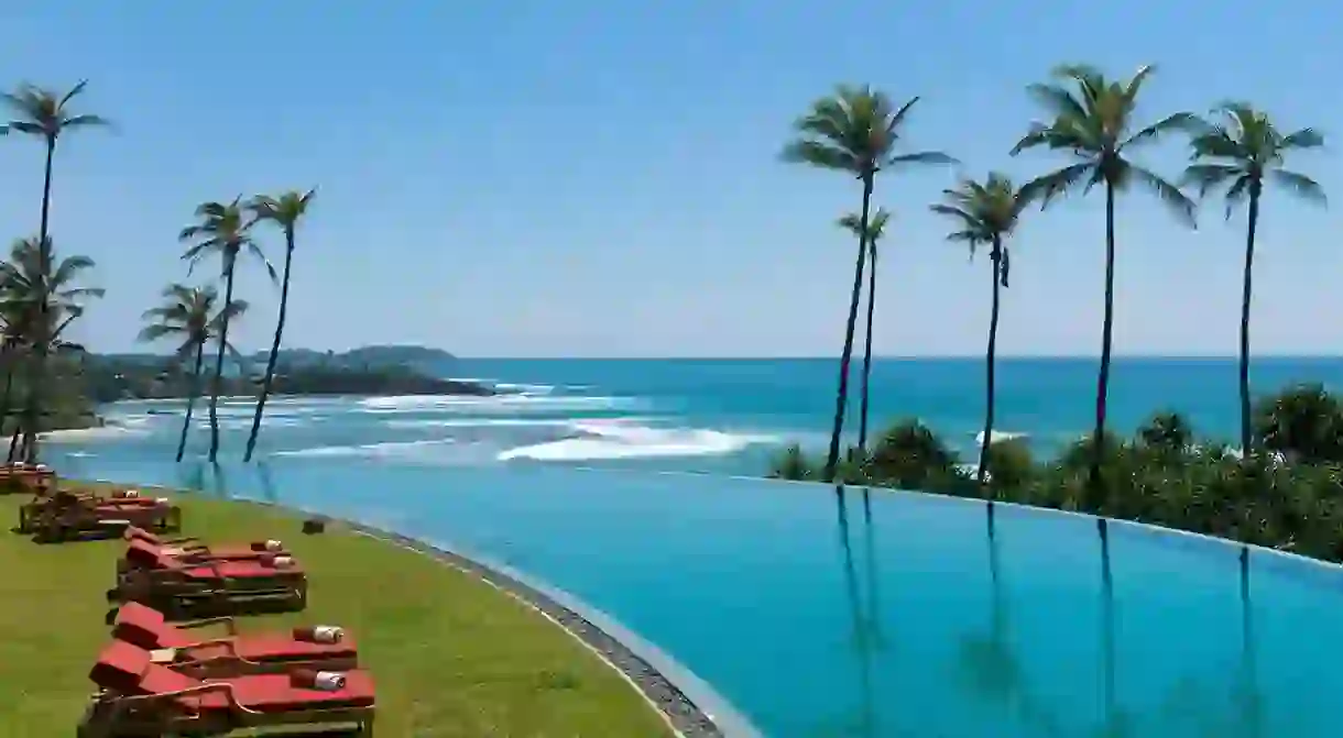 Moon Pool at Cape Welligama in Mirissa Beach