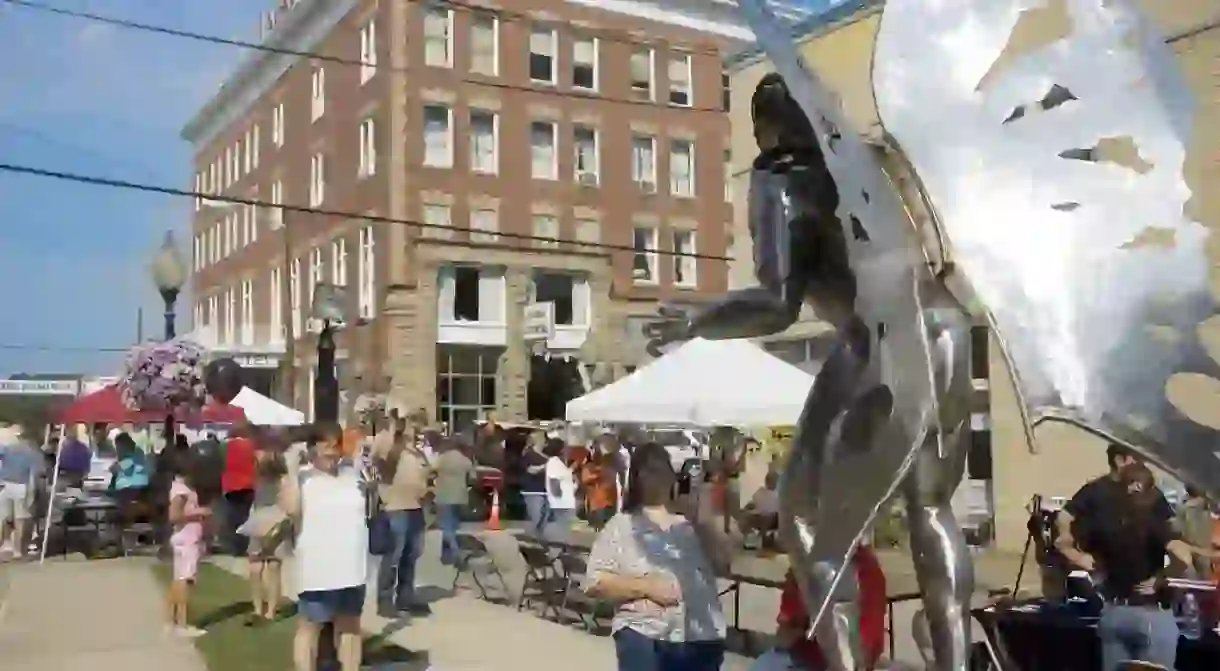 The Mothman Overseeing His Festival