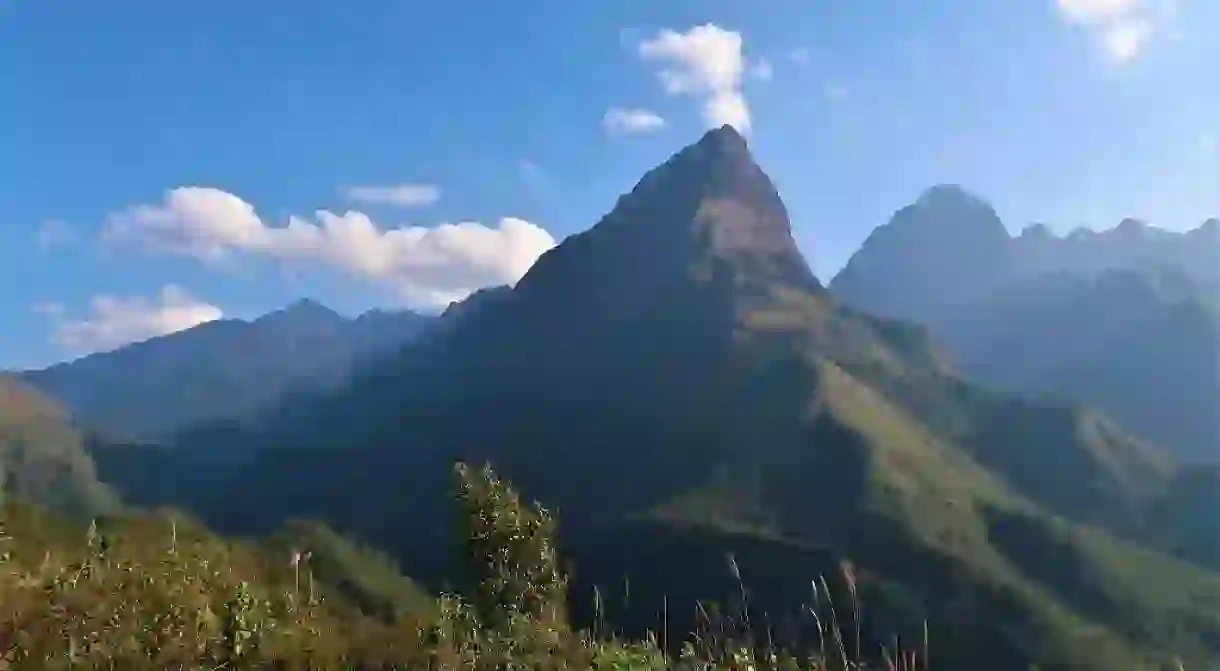 Mount Fansipan from the Pass