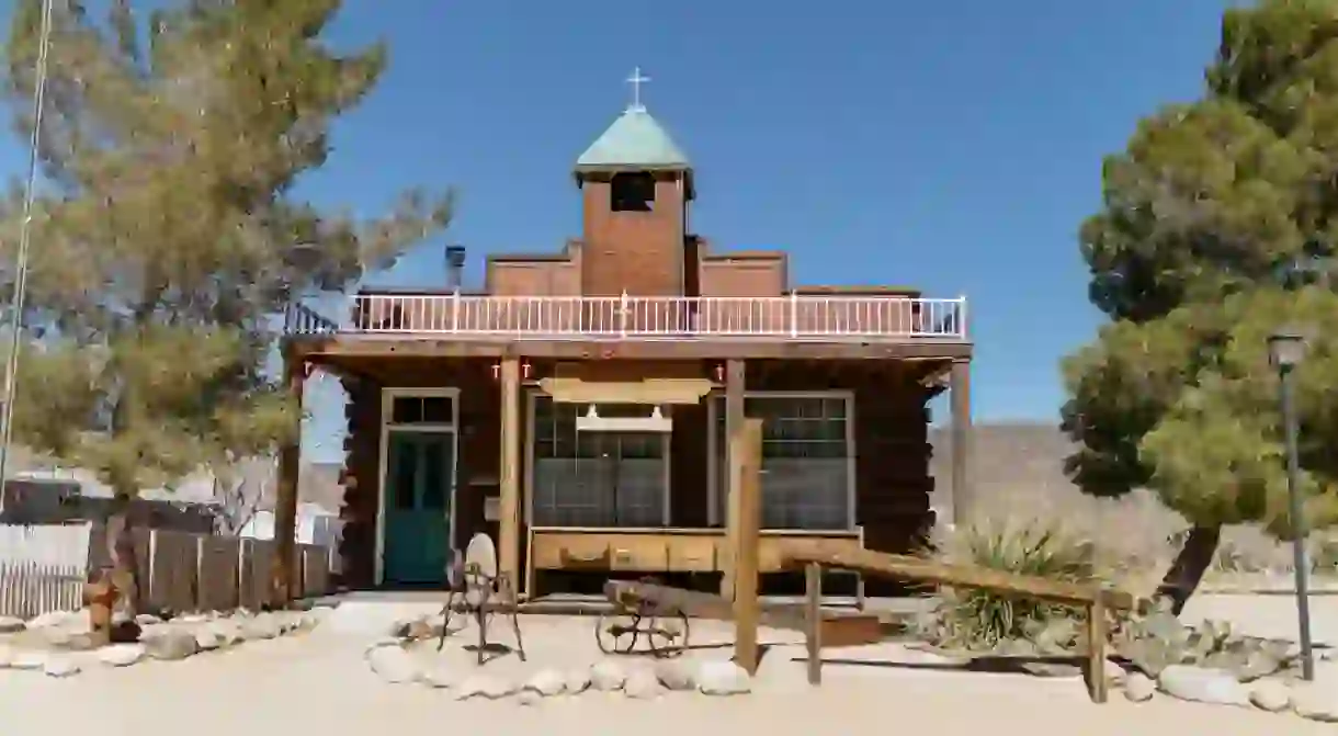 Pioneertown is a former film set in the middle of the desert