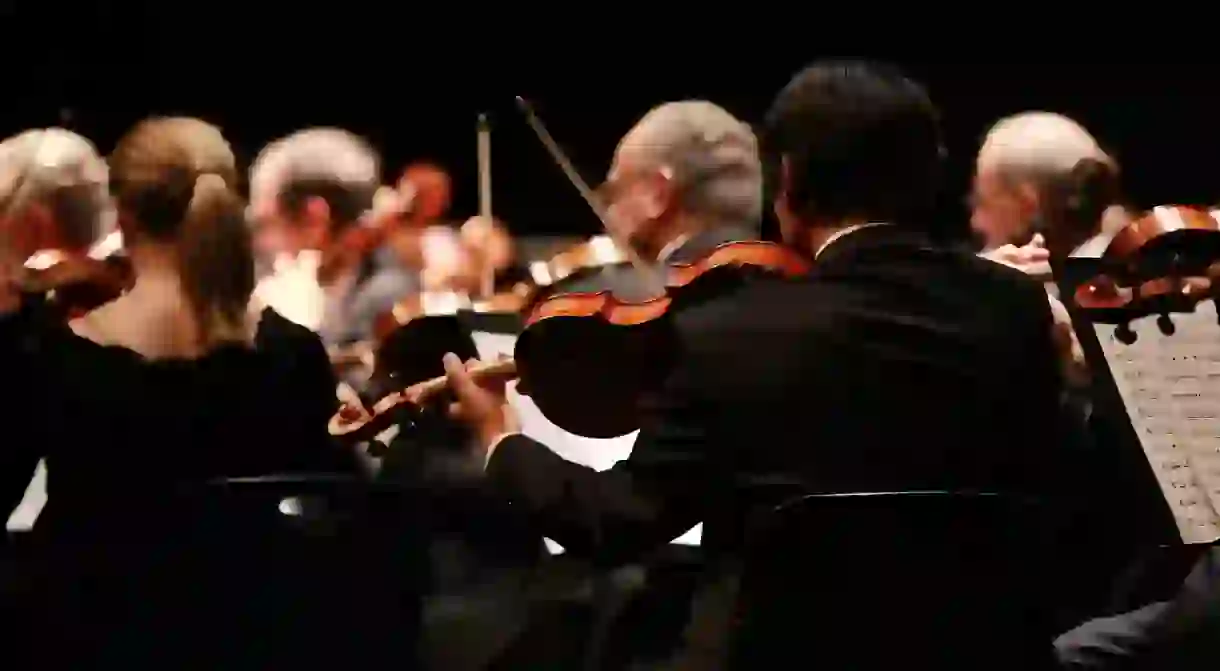 Orchestra in action