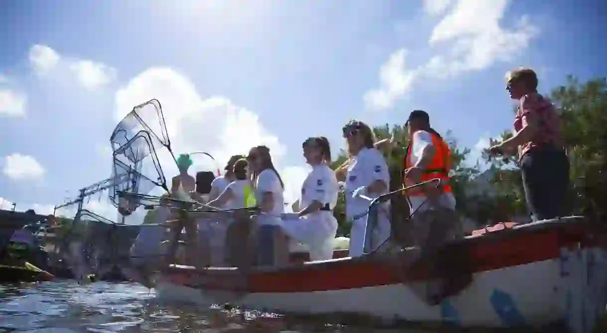 Plastic Whale cleaning up Amsterdams canals