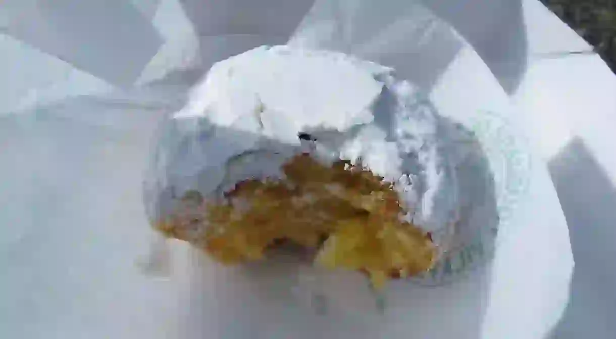 A queijada from Vila Franca do Campo in the Azores
