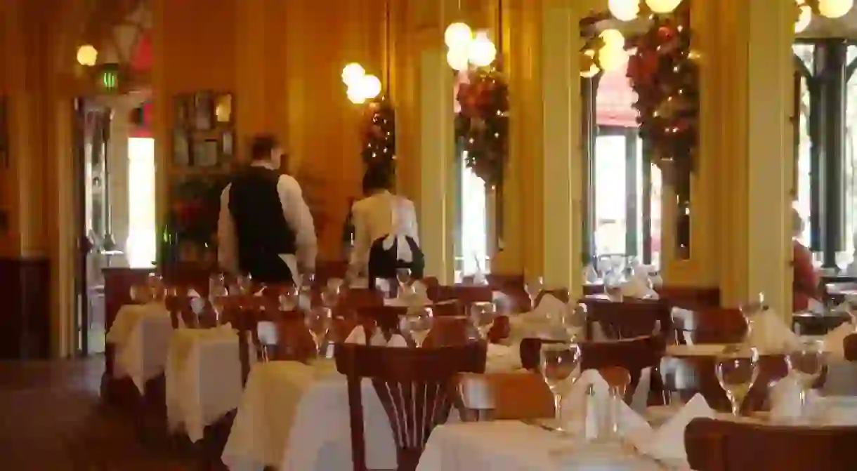 A fancy restaurant