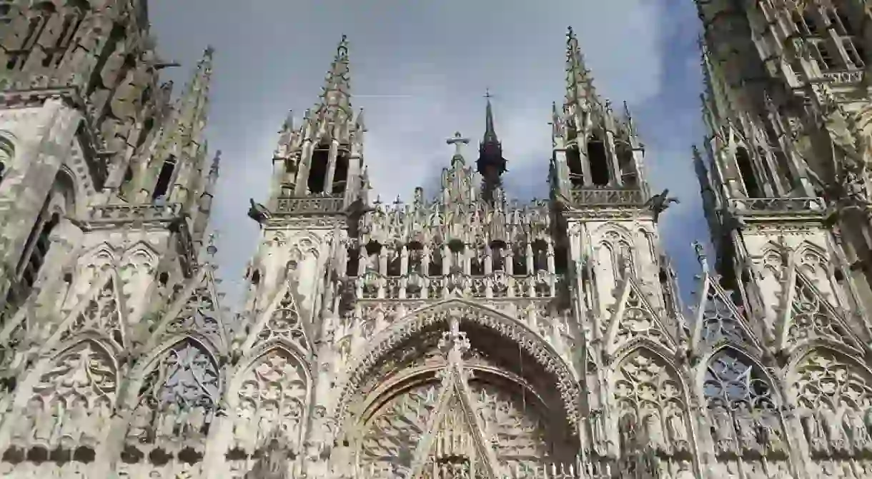 Facade of the Rouen Cathedral