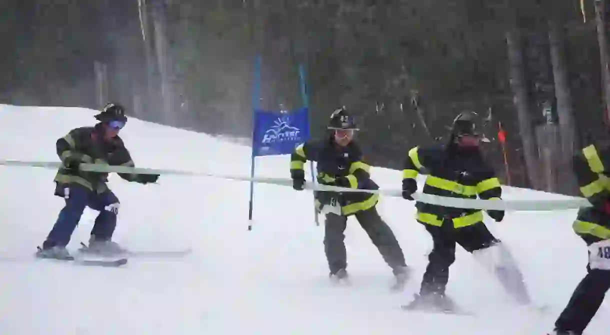 2018 FDNY Firefighter Ski Race