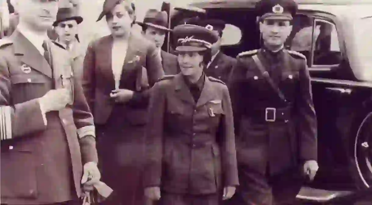 Sabiha Gökçen in uniform