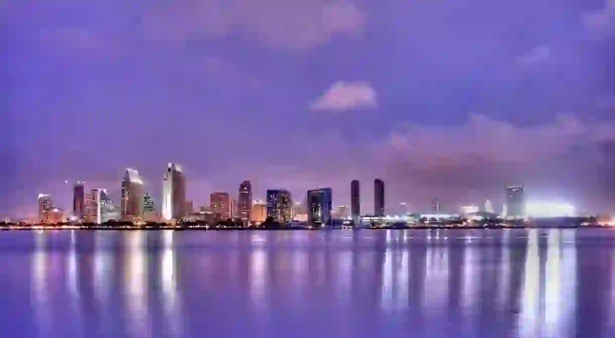 San Diego in the evening