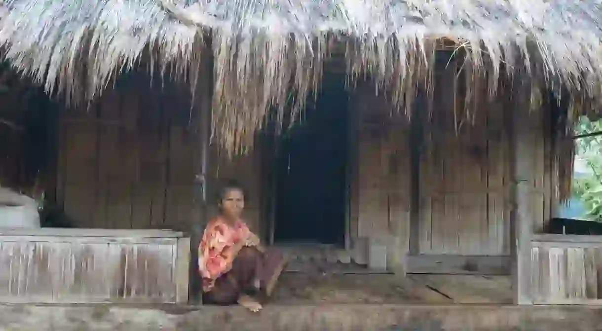 The Sasak traditional village in Ende, Indonesia