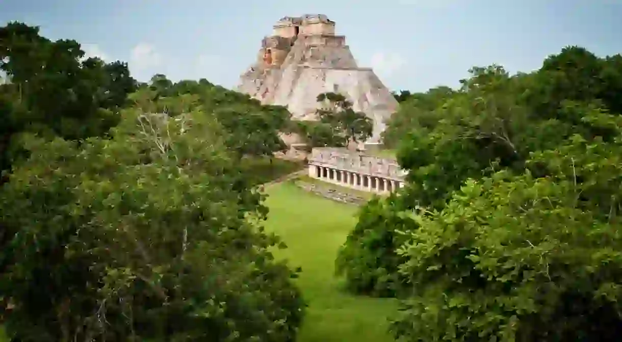 Maya Pyramid, Palenque, Mexico