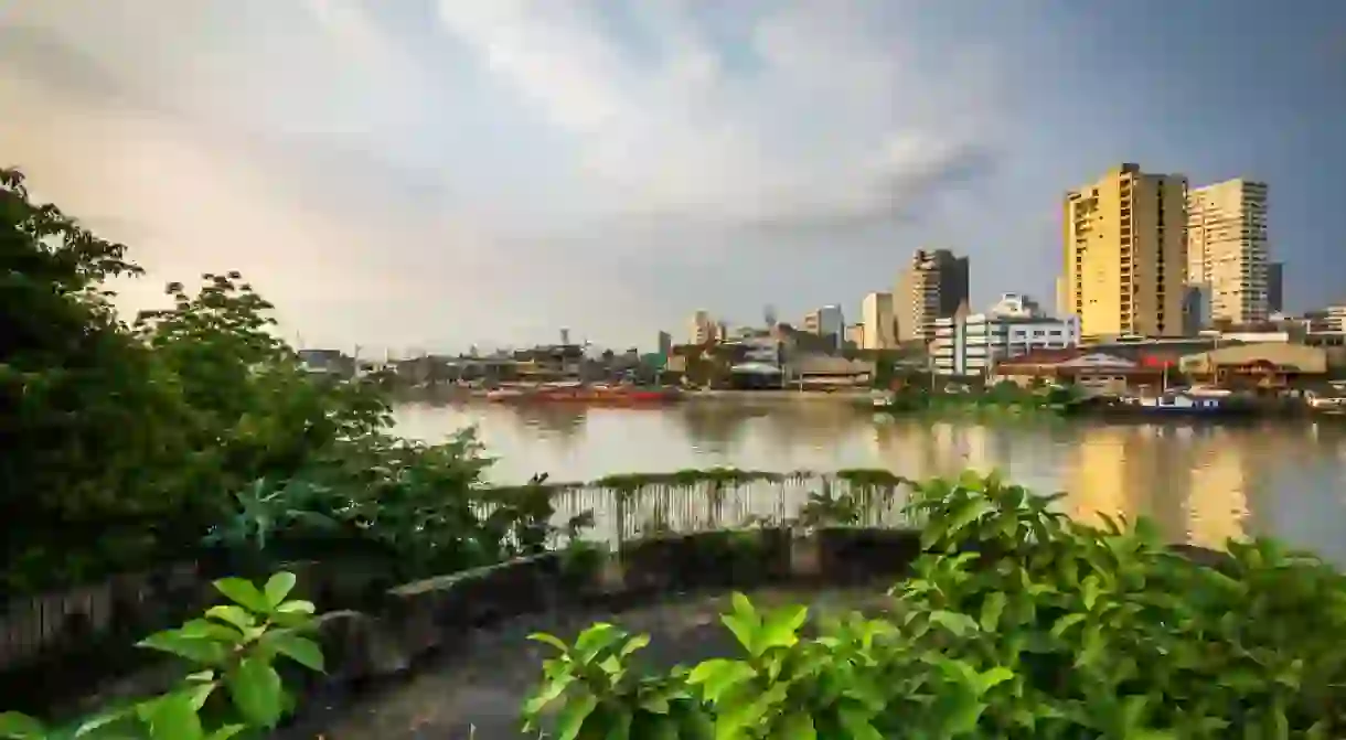 View of Pasig River from Intramuros Ruins