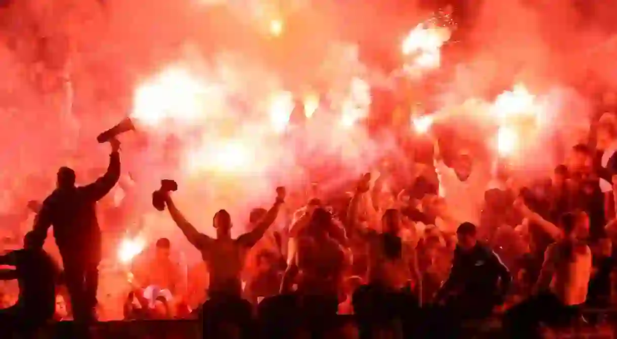 Serbian football has become better known for fan violence in recent years