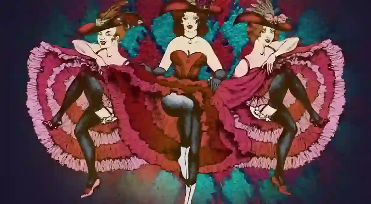 The cancan was considered scandalous in 19th-century Paris