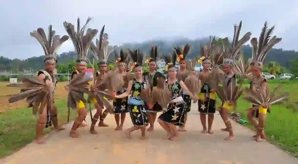 The Ethnic costume of Murut from Sabah