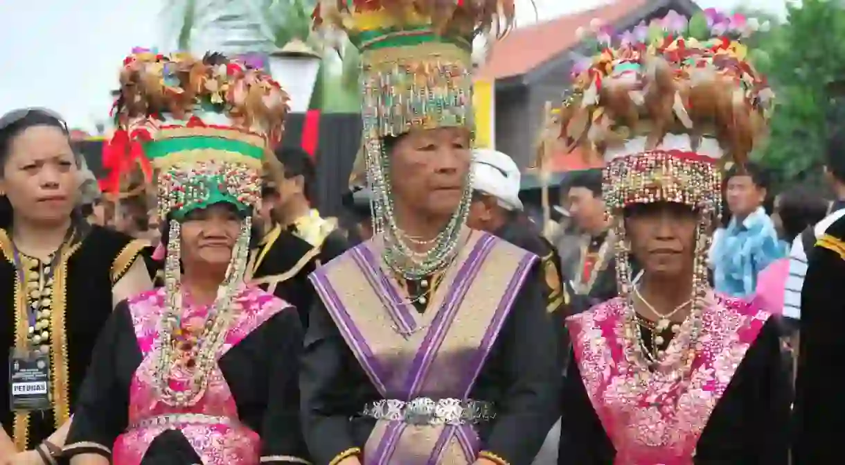 Bobohizan during the Harvest Festival in Sabah