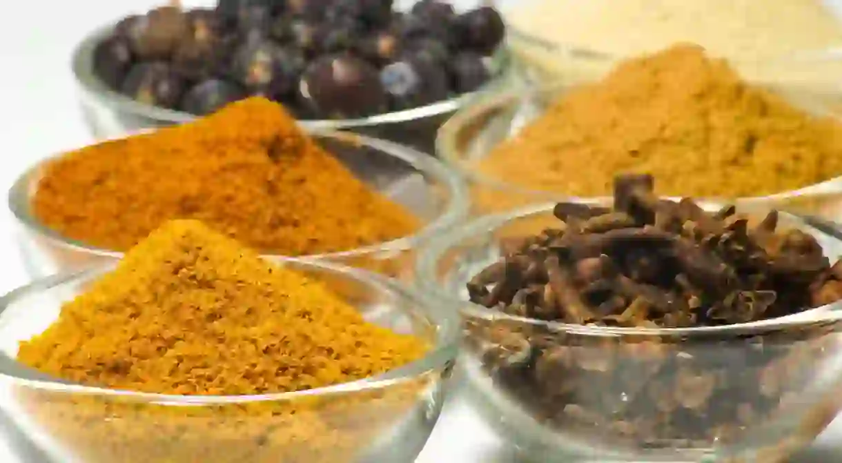 Spices often used in Sri Lankan cuisine