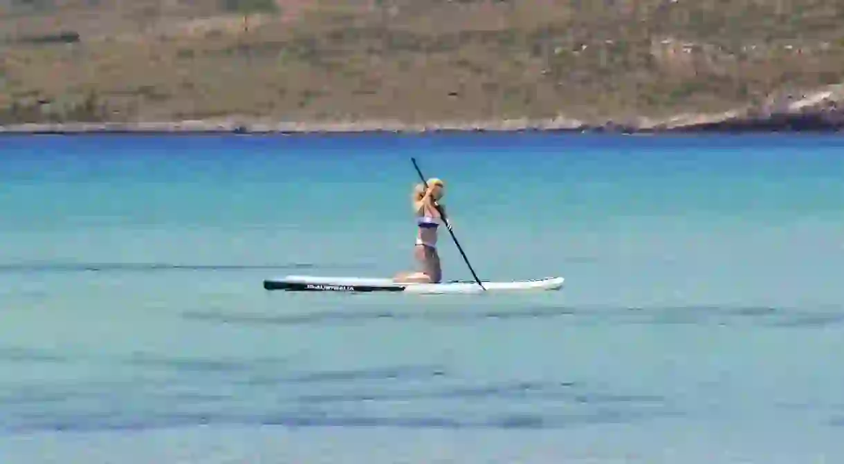 Paddleboarding is an enjoyable pursuit whether alone or in a group