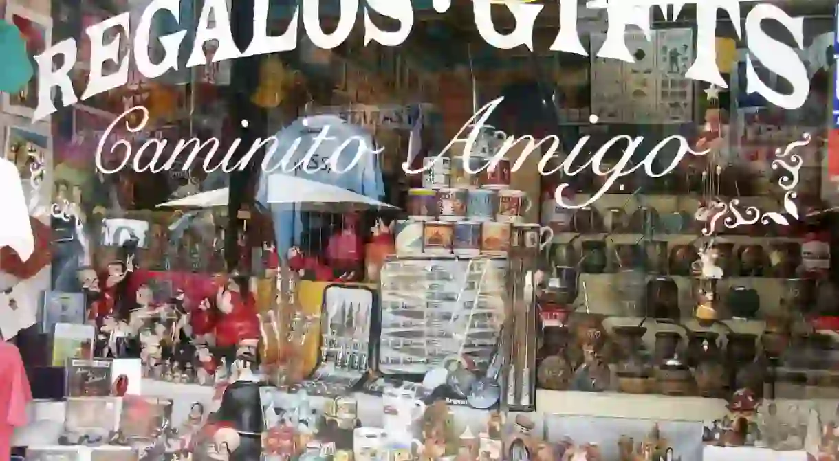 A gift shop in Argentina